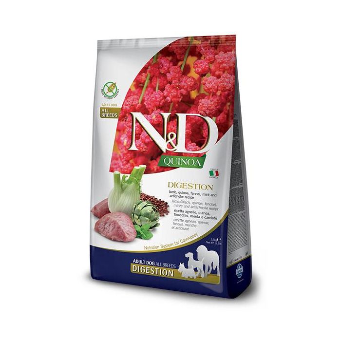 Farmina N&D Quinoa Dog Digestion Cordero 2,5 kg