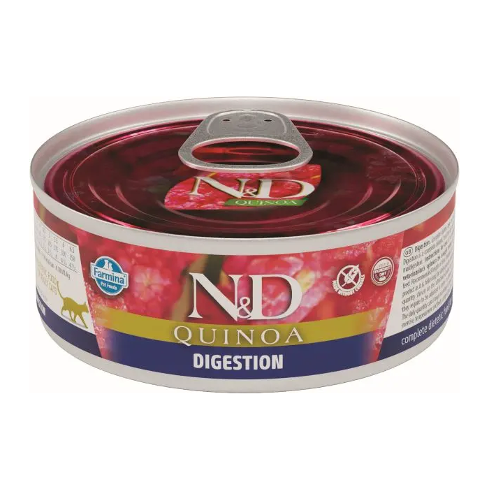 Farmina N&D Cat Quinoa Digestion Caja 24x80 gr