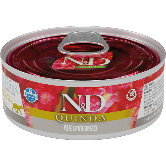 Farmina N&D Cat Quinoa Neutered Caja 24x80 gr