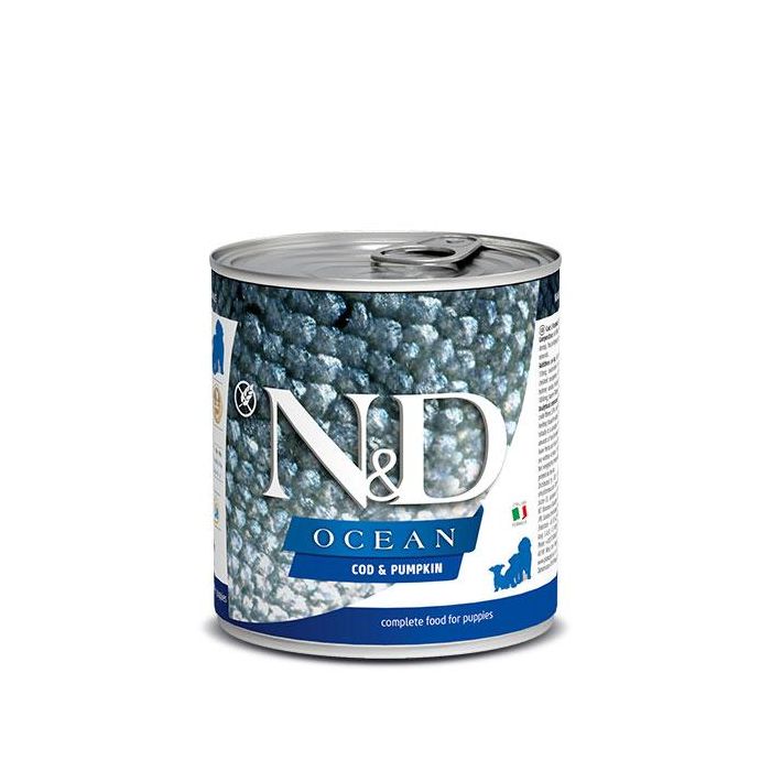 Farmina N&D Ocean Puppy Bacalao,Calabaza 6x285 gr