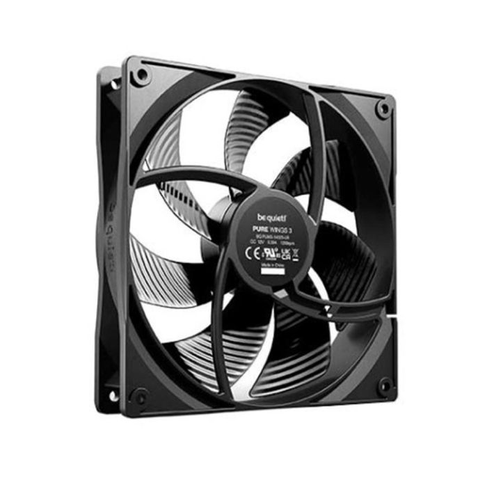 be quiet! Ventilador de Carcasa de Ordenador Pure Wings 3 140mm Negro 1200 RPM, Rodamiento Rifle, 3 pines, 21.9dB, 57.4 cfm 1 be quiet! Ventilador de Carcasa de Ordenador Pure Wings 3 140mm Negro 1200 RPM, Rodamiento Rifle, 3 pines, 21.9dB, 57.4 cfm 1