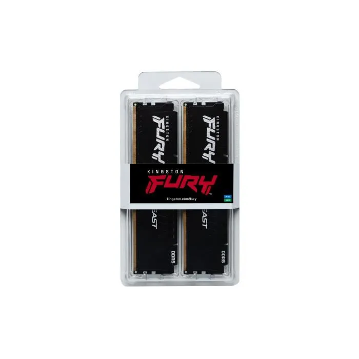 Kingston FURY Beast 16GB (2x8GB) 6000MT/s DDR5 CL36 DIMM Kit EXPO Negro 5