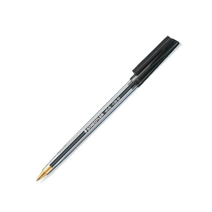 Staedtler Bolígrafo Stick 430 Negro - Caja de 50 Unidades (50 Unidades)