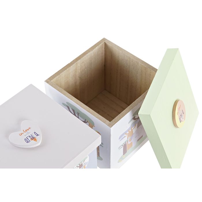 DKD Home Decor Decoración Kids Baobab Blanco Azul 11.5 x 11 x 11.5 cm (6 Unidades) 2 DKD Home Decor Decoración Kids Baobab Blanco Azul 11.5 x 11 x 11.5 cm (6 Unidades) 2