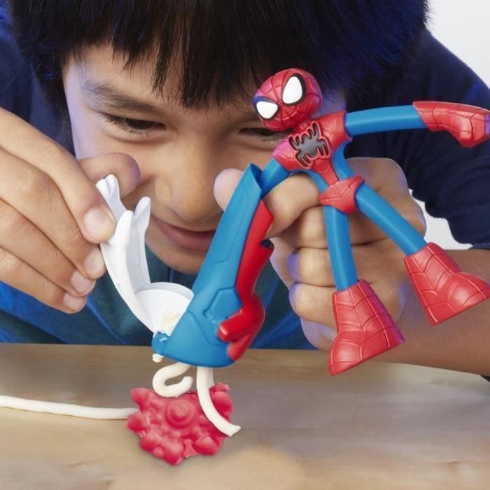 Play-Doh Spider-Man, caja My Web Creator con figura flexible y plastilina, a partir de 4 años, Marvel 3 Play-Doh Spider-Man, caja My Web Creator con figura flexible y plastilina, a partir de 4 años, Marvel 3