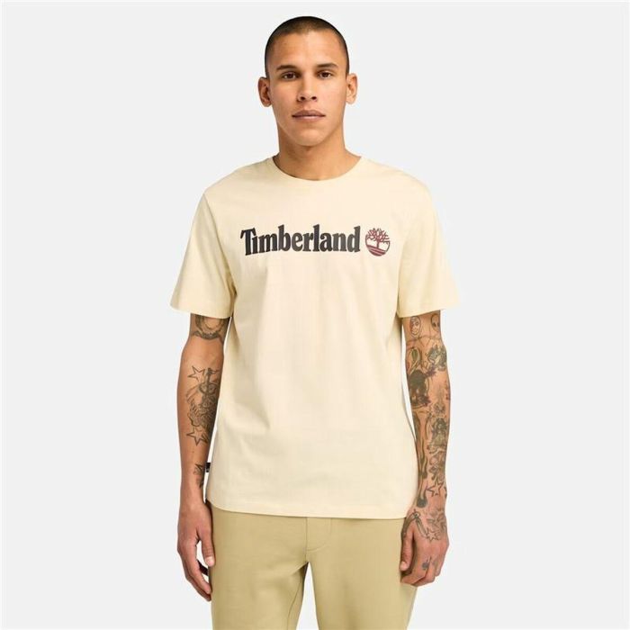 Camiseta de Manga Corta Hombre Timberland Kennebec River Linear Logo 4