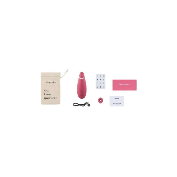 Vibrador Womanizer WOM163-RASPBERRY Burdeos 6