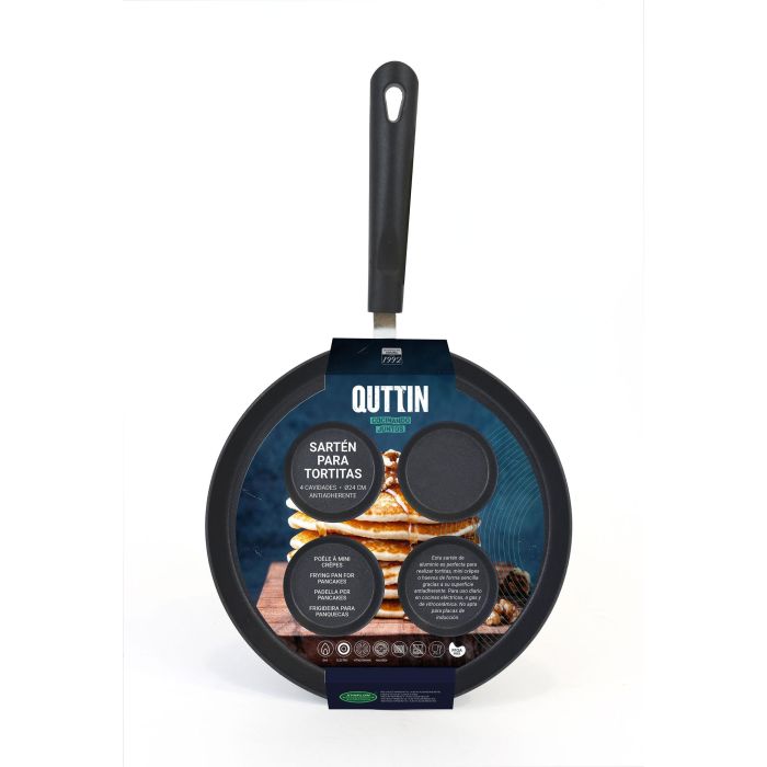 Sartén para tortitas Quttin 24 cm, 4 unidades (6 Unidades) 11 Sartén para tortitas Quttin 24 cm, 4 unidades (6 Unidades) 11