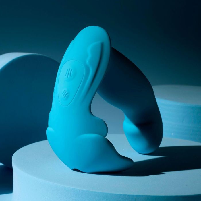Vibrador Doble Estimulación Evolved Azul 15 Vibrador Doble Estimulación Evolved Azul 15