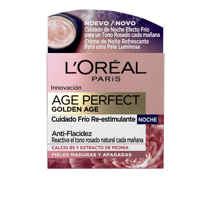 L'Oréal Paris AGE PERFECT GOLDEN AGE Crema Noche Antiedad Reafirmante 50 ml 1
