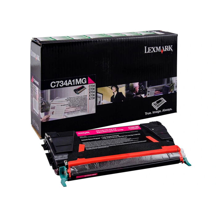 Lexmark C734 Toner Láser Magenta Original 6000 Páginas 3 Lexmark C734 Toner Láser Magenta Original 6000 Páginas 3