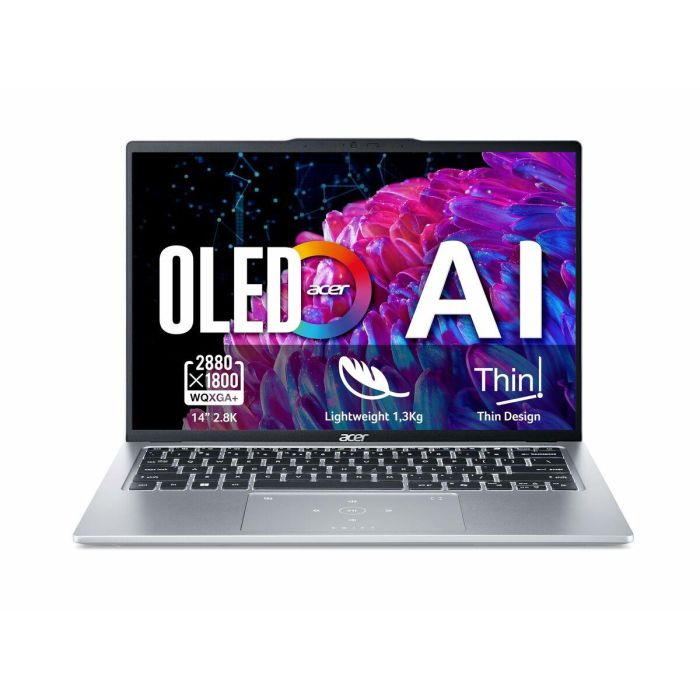 Laptop Acer NX.KWMEB.002 14" Intel Core Ultra 7 155u 16 GB RAM 512 GB SSD Laptop Acer NX.KWMEB.002 14" Intel Core Ultra 7 155u 16 GB RAM 512 GB SSD