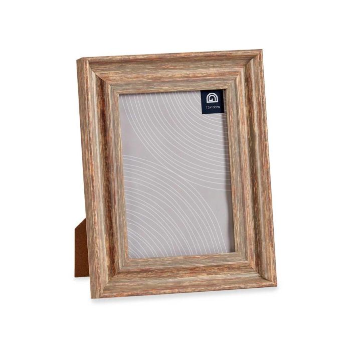 Giftdecor Portafotos Efecto Madera Cobre 13x18 cm (Set de 24)