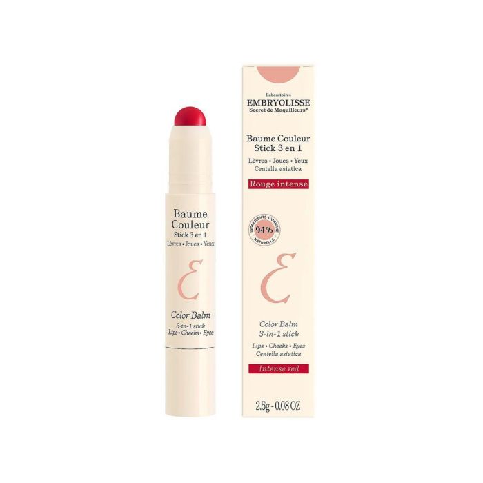 Embryolisse Bálsamo en Barra 3 en 1, Tono Rojo Intenso