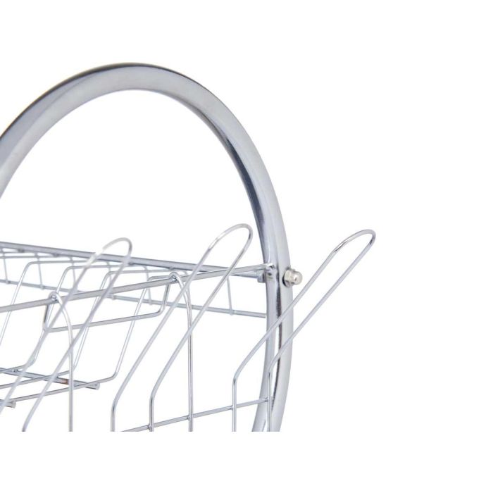 Escurreplatos Kinvara 2 pisos cromado gris 41x26.5x11.5 cm (6 Unidades) 3 Escurreplatos Kinvara 2 pisos cromado gris 41x26.5x11.5 cm (6 Unidades) 3