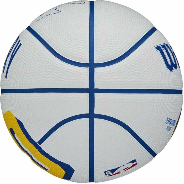 Balón de Baloncesto Wilson Player Icon Mini Curry Blanco (Talla 3) 2