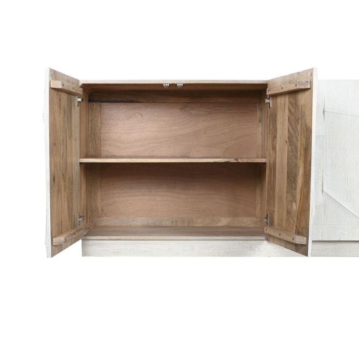 Aparador DKD Home Decor Blanco Crema Madera de mango 180 x 40 x 80 cm 3 Aparador DKD Home Decor Blanco Crema Madera de mango 180 x 40 x 80 cm 3