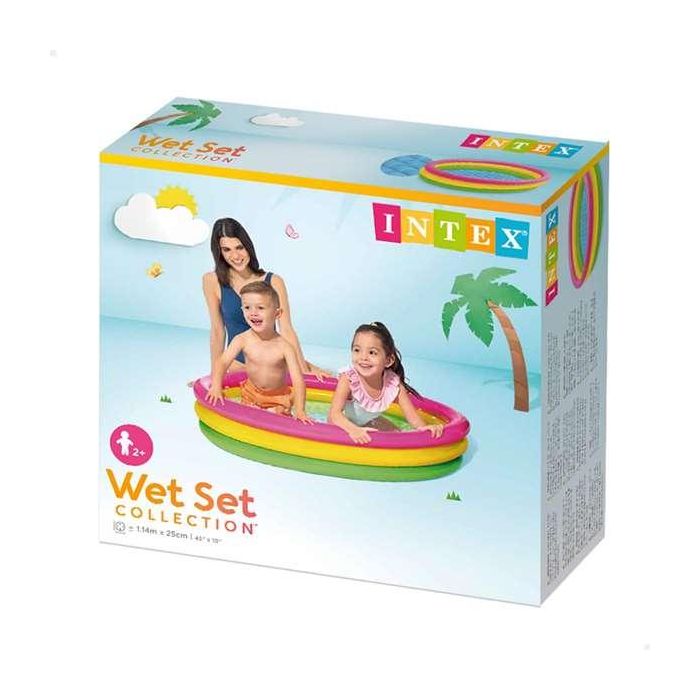 Piscina hinchable 3 aros colores con suelo hinchable (capacidad 131 litros) (+ 2 años)114x25 cm - modelos surtidos 6 Piscina hinchable 3 aros colores con suelo hinchable (capacidad 131 litros) (+ 2 años)114x25 cm - modelos surtidos 6