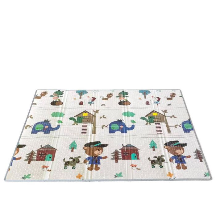 KioKids Tapete Mantita Plegable Vehículos Educativo Reversible Impermeable XPE Extra Grande 150x200 cm para Bebés +0 Meses 1 KioKids Tapete Mantita Plegable Vehículos Educativo Reversible Impermeable XPE Extra Grande 150x200 cm para Bebés +0 Meses 1
