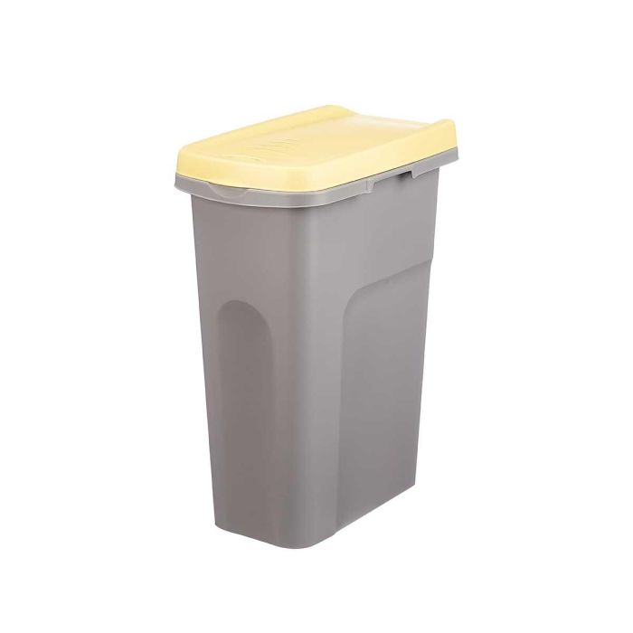 Papelera Con Sujecion Bolsa 25L Amarilla Stefanplast 24X51CM (6 Unidades) 1 Papelera Con Sujecion Bolsa 25L Amarilla Stefanplast 24X51CM (6 Unidades) 1