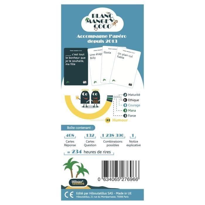 Juego de cartas White Eat Coco 2 Juego de cartas White Eat Coco 2