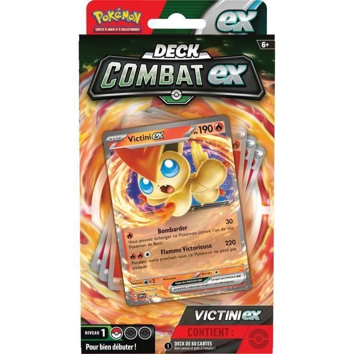 Pokémon: Battle Deck ex Miraidon ex o Victini ex 5