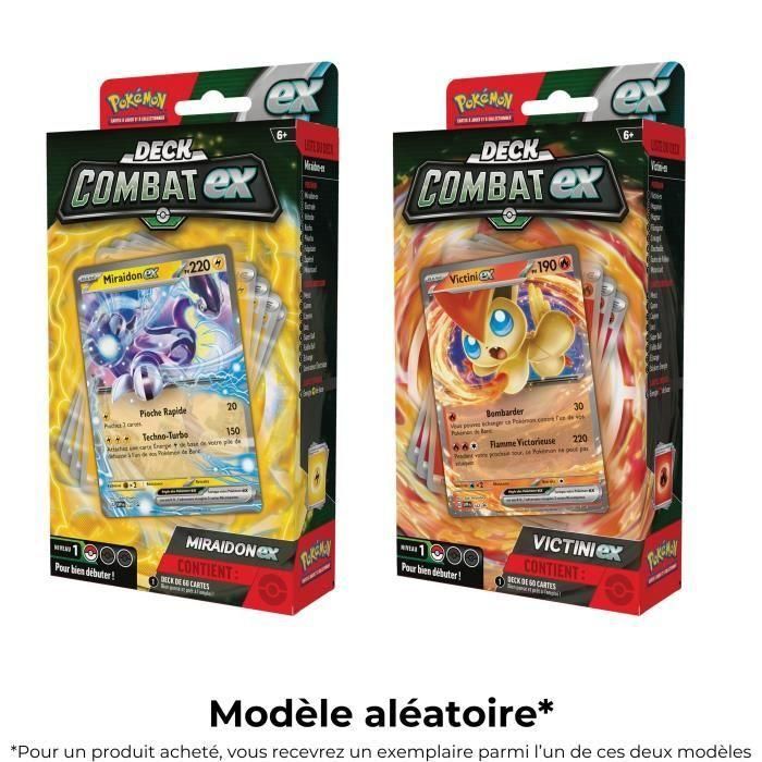 Pokémon: Battle Deck ex Miraidon ex o Victini ex