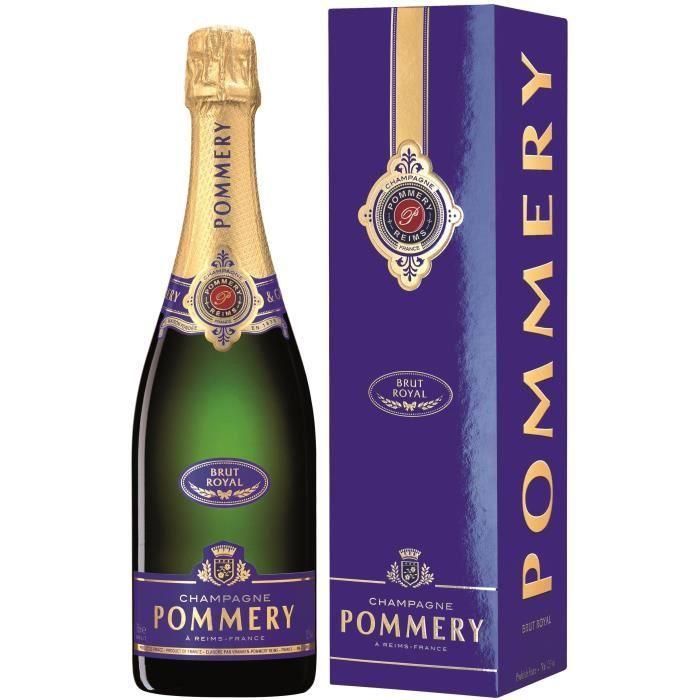 Champagne Pommery Brut Royal con estuche