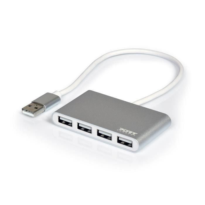 Concentrador PORTDESIGNS USB 2.0 - 4 puertos