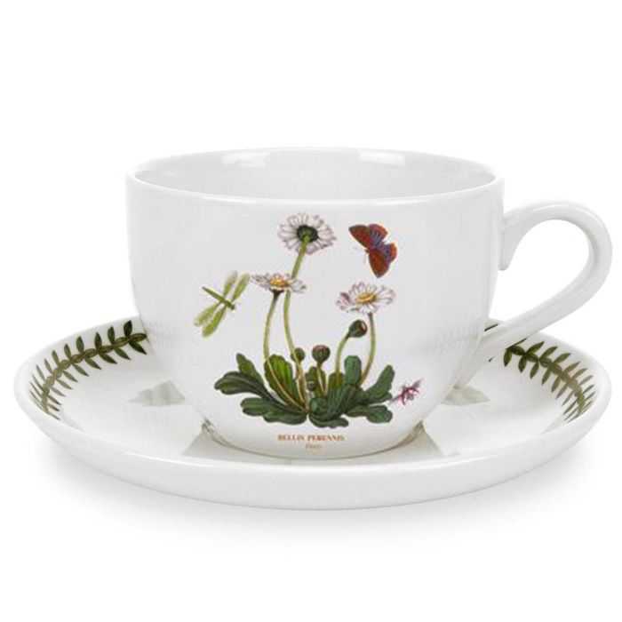 Taza Jumbo Con Plato 500 Ml Portmeirion (6 Unidades)