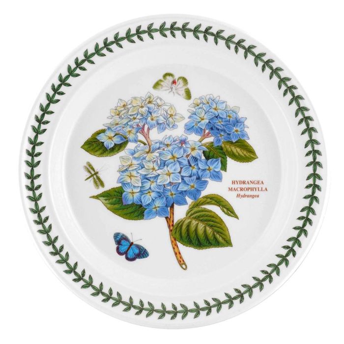 Plato Llano Hortensia Portmeirion 25 cm (6 Unidades)