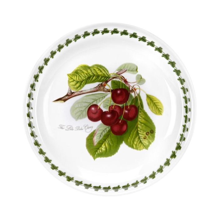 Plato Postre Cereza Portmeirion 20 cm (6 Unidades)