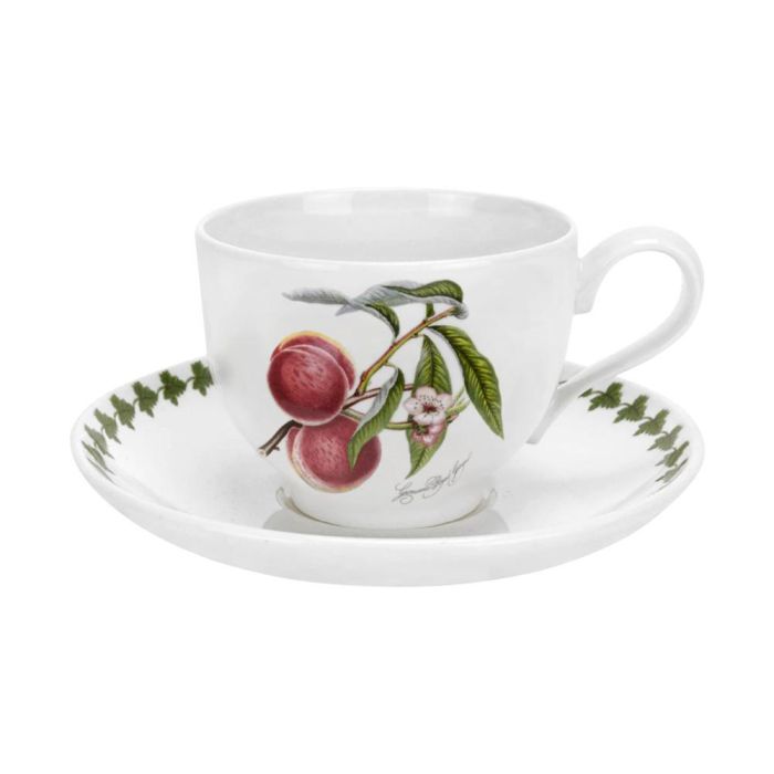 Taza Té Con P 200 Ml Melocotón Portmeirion (6 Unidades)