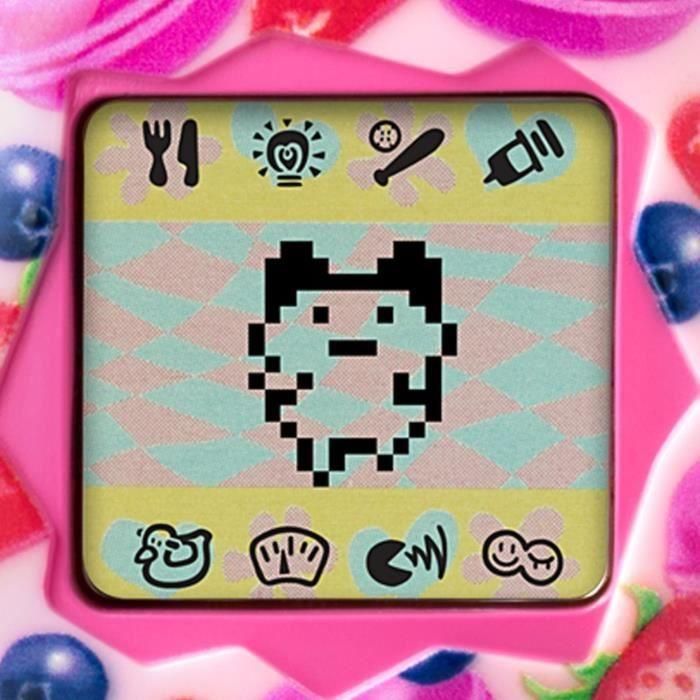 Bandai BAN1695823076642 Original Tamagotchi Berry Delicious, Mascota Electrónica Virtual con Pantalla a Color, 3 Botones y Juegos 2