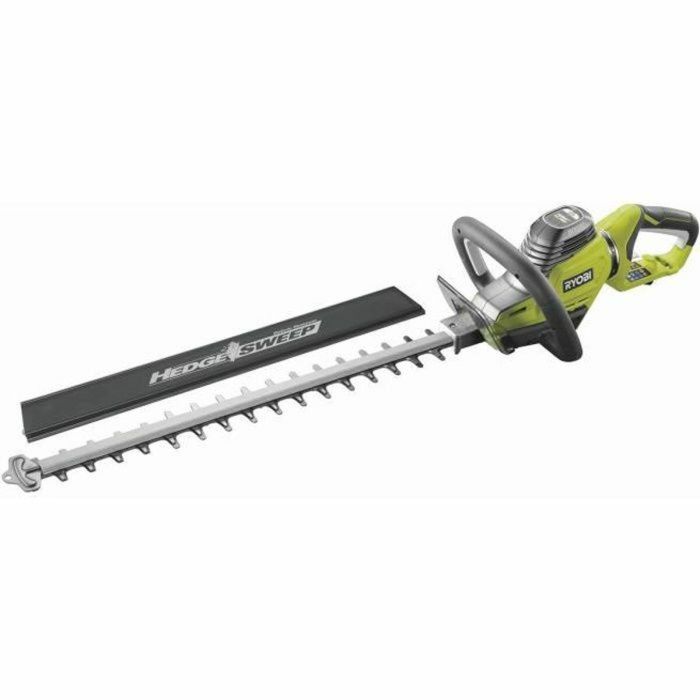 Ryobi RHT8165RL Cortadora de setos Eléctrica 800W, Hoja 65cm, Capacidad 34mm, Dientes Doble Afilado, Mango Giratorio Ergonómico