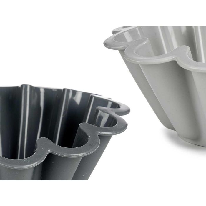 Molde de Silicona para Pastel Alto Kinvara 24.5x10x24.5 cm, Gris, 1500 ml (12 Unidades) 3 Molde de Silicona para Pastel Alto Kinvara 24.5x10x24.5 cm, Gris, 1500 ml (12 Unidades) 3