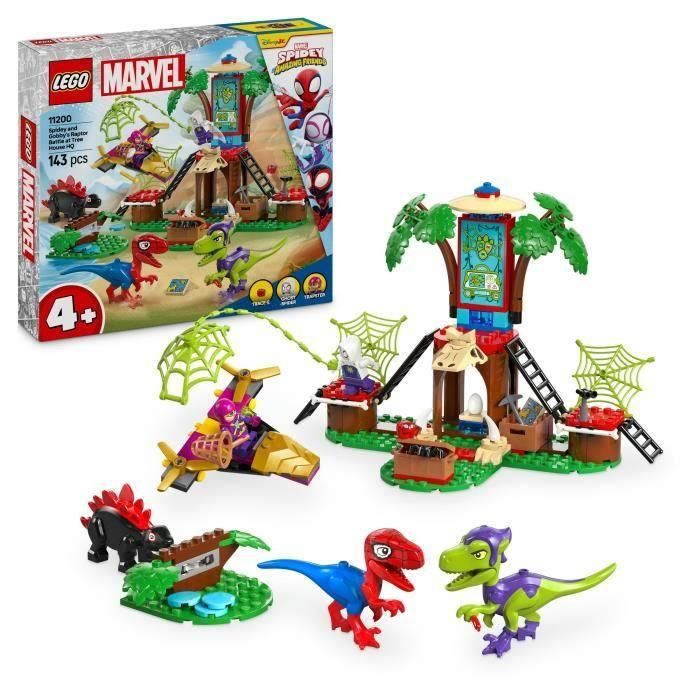 LEGO Marvel 11200 Spidey contra el Raptor de Gobby en la Casa del Árbol - Spidey y sus extraordinarios amigos LEGO Marvel 11200 Spidey contra el Raptor de Gobby en la Casa del Árbol - Spidey y sus extraordinarios amigos