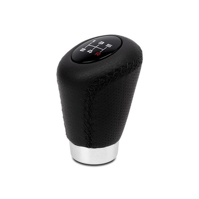Abc POM30171 Pomo Sport de Piel Perforada Negra para Coche Abc POM30171 Pomo Sport de Piel Perforada Negra para Coche