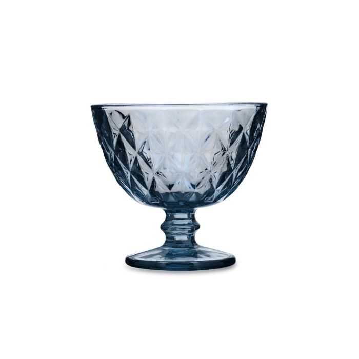 Quid Copa Helado Vidrio Maia Azul 30 cL con Relieve (24 Unidades) 0 Quid Copa Helado Vidrio Maia Azul 30 cL con Relieve (24 Unidades) 0