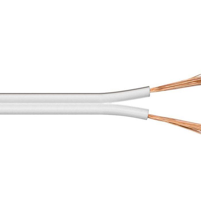 MicroConnect Speaker cable, 25m, 2x2,5mm², white MicroConnect Speaker cable, 25m, 2x2,5mm², white