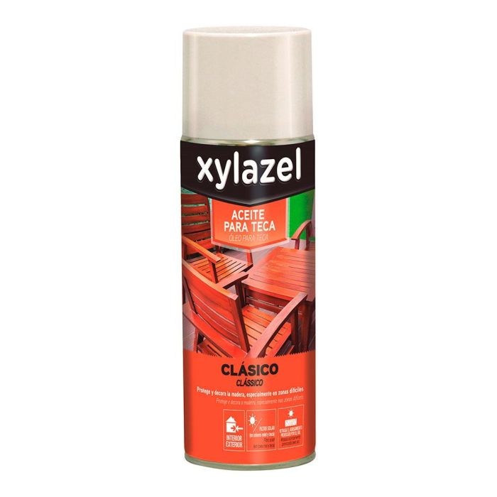 Xylazel Aceite para teca spray miel 0.400l 5396271 Xylazel Aceite para teca spray miel 0.400l 5396271