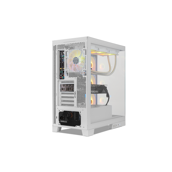 NOX Hummer Glock Midi Tower Blanca Caja PC Semitorre Cristal Templado Gaming 8