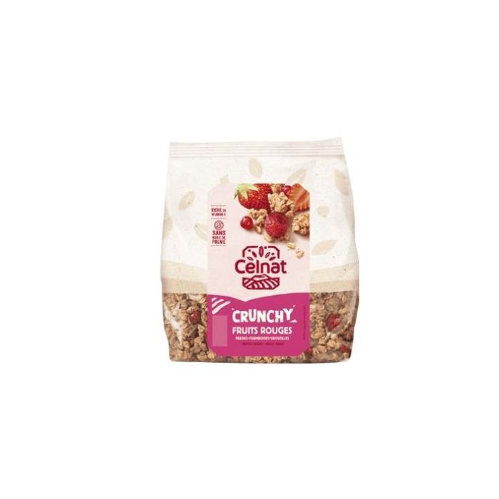Muesli Crunchy Frutos Rojos  500Gr. Bio