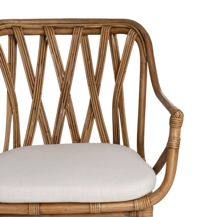 Sillón Natural Ratán Decoración 62 X 55 X 83 cm