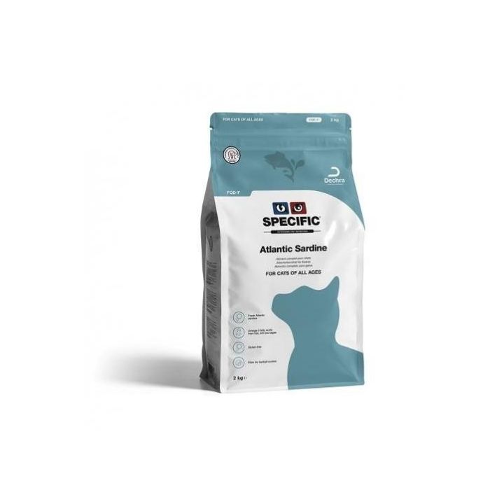 Dechra Alimento para Gatos Atlantic Sardine 2 kg - Completo, Equilibrado, Sin Gluten Dechra Alimento para Gatos Atlantic Sardine 2 kg - Completo, Equilibrado, Sin Gluten
