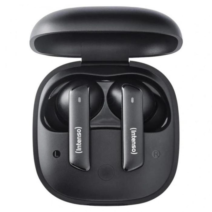 Intenso Auriculares Buds Pro TWS H-ANC+ENC Negro Bluetooth 5.3 Modelo 3720500 Cancelación Ruido