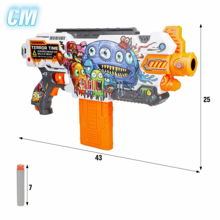 Pistola de Dardos Colorbaby 43 x 25 x 6,5 cm 4 Unidades 3 Pistola de Dardos Colorbaby 43 x 25 x 6,5 cm 4 Unidades 3