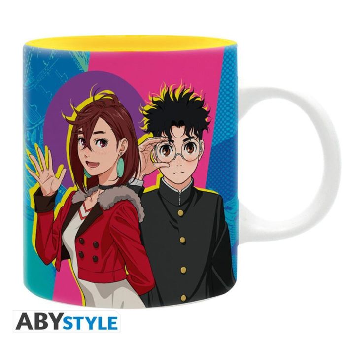 Abystyle Taza Dan Da Dan: Momo Ayase y Ken Takakura (Okarun) Licencia Oficial, Cerámica 320 ml, Apta Lavavajillas y Microondas, Regalo Ideal Abystyle Taza Dan Da Dan: Momo Ayase y Ken Takakura (Okarun) Licencia Oficial, Cerámica 320 ml, Apta Lavavajillas y Microondas, Regalo Ideal