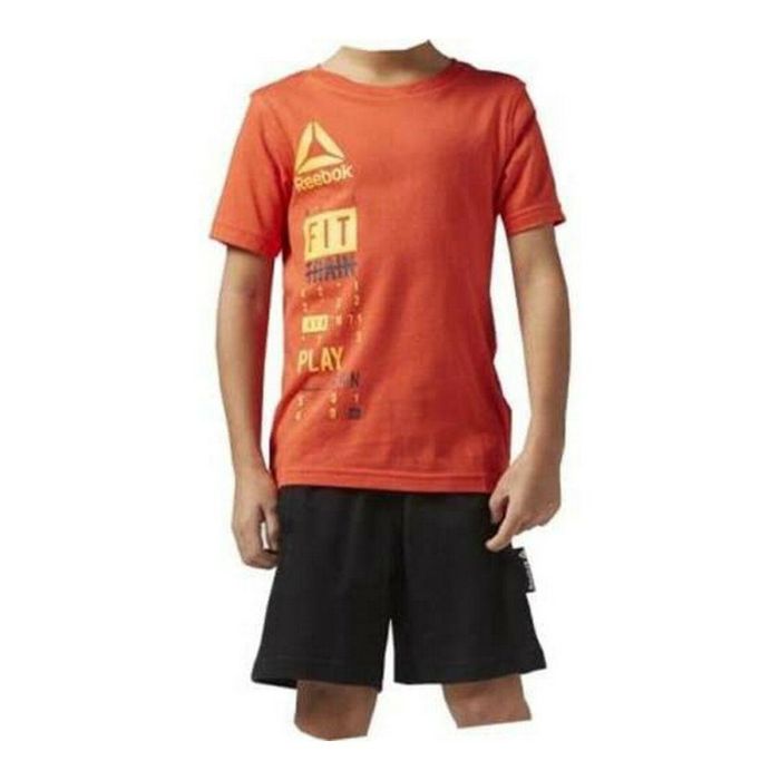 Conjunto Deportivo para Niños Reebok BK4380 Naranja 1