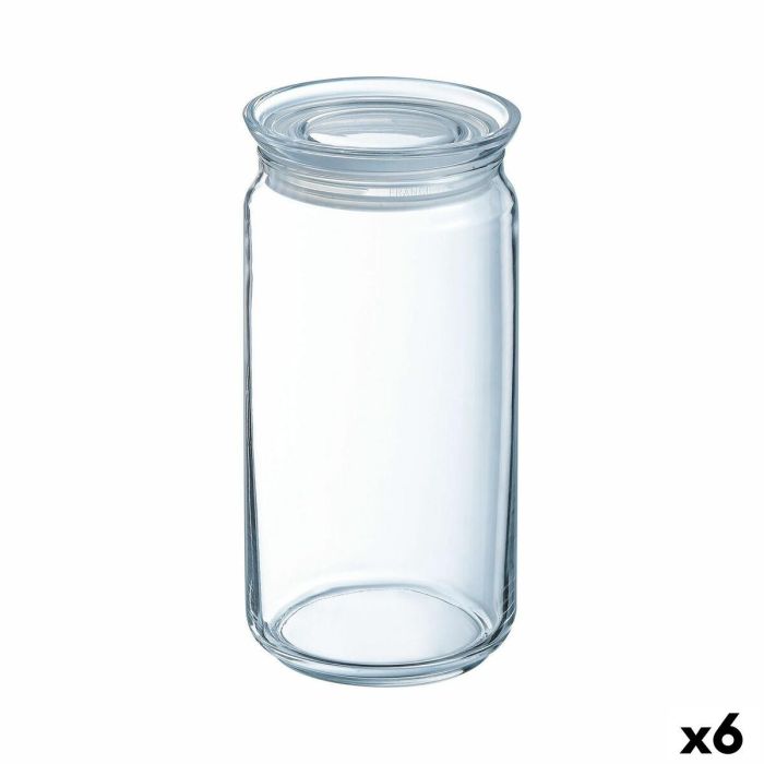 Tarro Luminarc Pav Transparente Silicona Vidrio (1,5 L) (6 Unidades) 0 Tarro Luminarc Pav Transparente Silicona Vidrio (1,5 L) (6 Unidades) 0